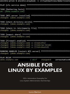 cover image of Ansible For Linux by Examples